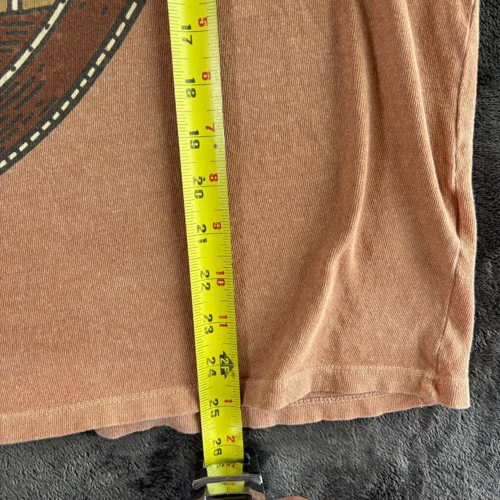 Billabong Womens Small Desert T-Shirt Terracotta Joshua Tree Skull Relaxed - Picture 7 of 8